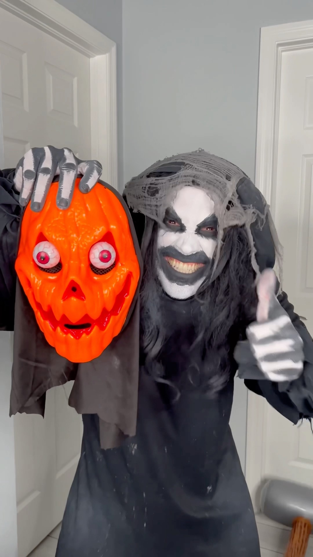 Monster defeats the pumpkin reaper ?? #shorts