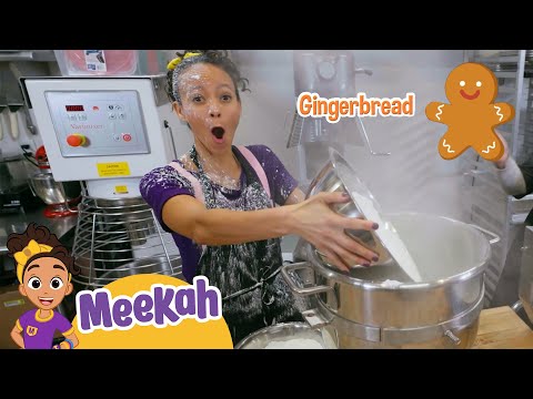 Building a Gingerbread House at the Factory! | MEEKAH Full Episode | Educational Videos for Kids