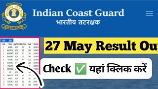 🔴🔥Indian Coast Guard Result Date 2024, ICG Result Date 2024 kab Tak Aayega