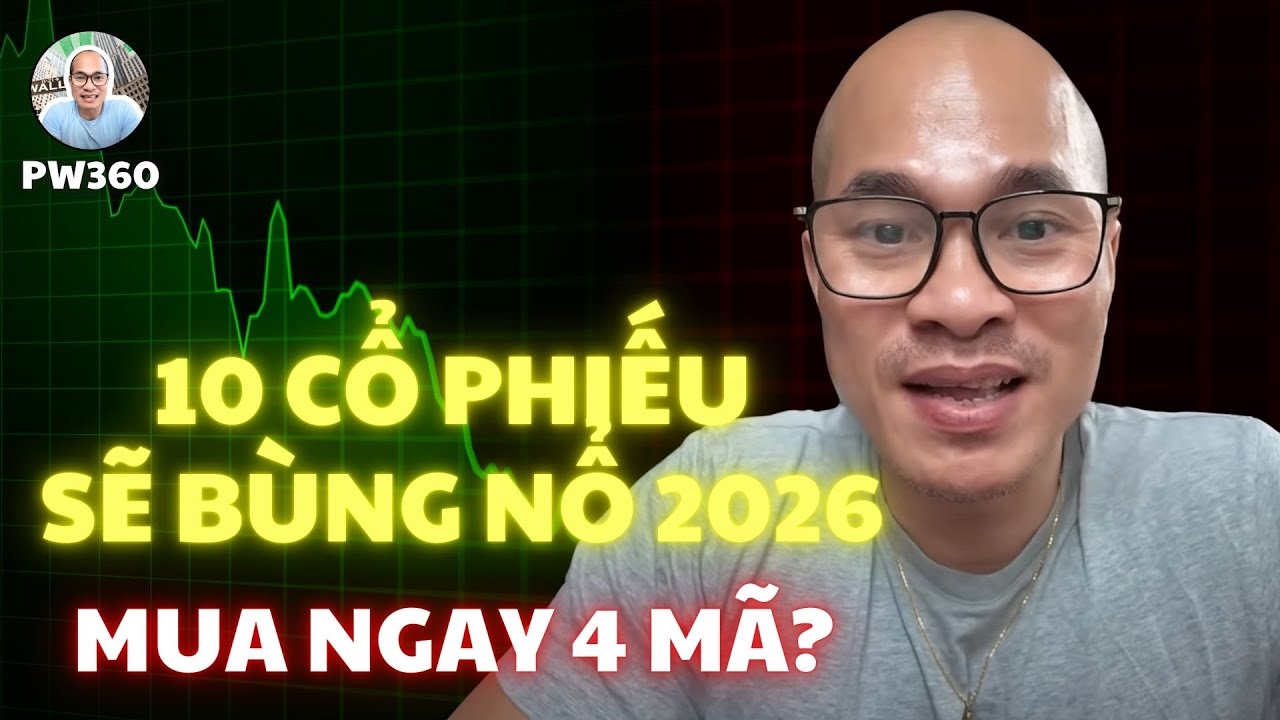 Không Chỉ AI! Chứng Khoán Mỹ 2026 Mở Rộng Mạnh – 10 Cổ Phiếu Bùng Nổ, Chọn 4 Mã Nào?