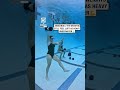 Woman smashes underwater workout 😲🏋️                🎥: Instagram / jennyruttskii