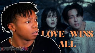 THIS WAS A MOVIE!! American reacts IU 'Love wins all' MV (ft. V from BTS) | REACTION