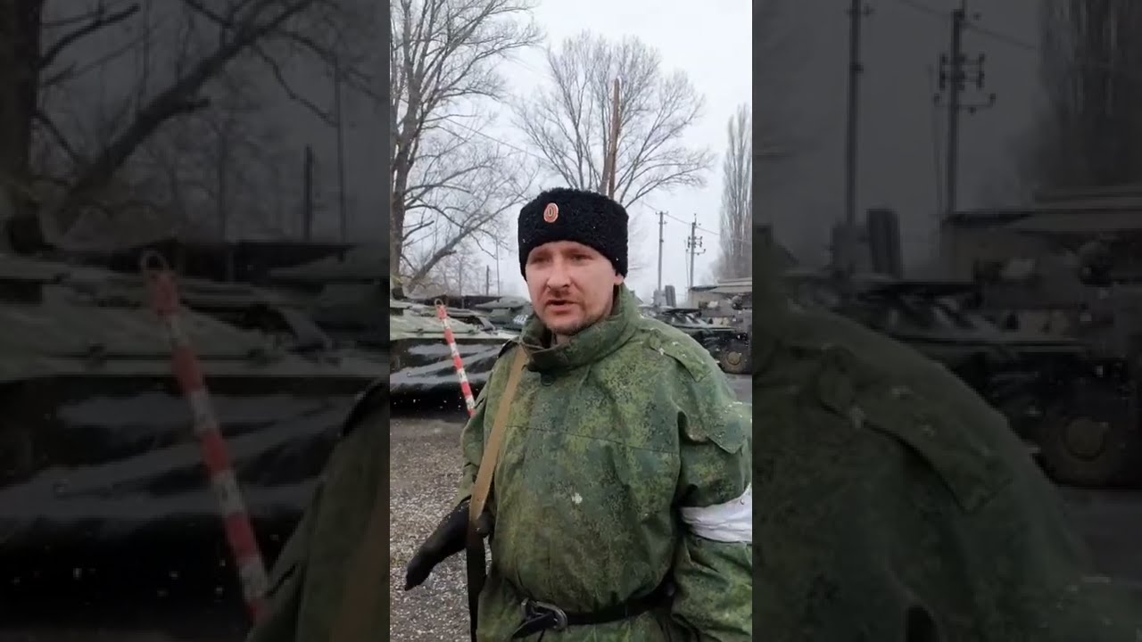 Pro russian militia takeover the damaged Ukrainian APC, IFV vehicles and repairs them for battle