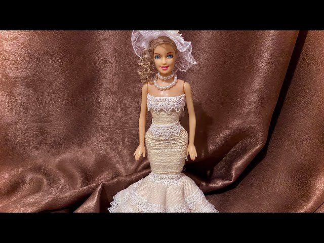 Романтическое платье для барби - Гардероб для куклы - Страна Мам