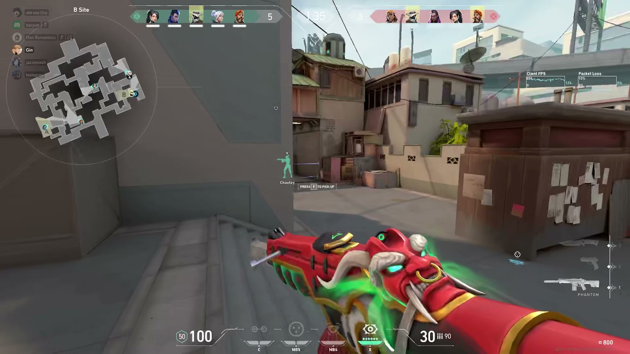 Cypher Split B setup 3K round - YouTube