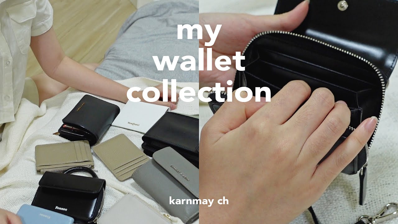 my wallet คือ  New  เปิดกรุกระเป๋าตังค์ ✳︎ Charles \u0026 keith, fennec, etc ⌒ my wallet collection / KARNMAY