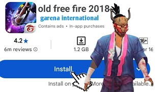 Old free fire 2018 funny copy games 😂👋