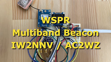 WSPR Multiband Beacon with GPS receiver, Si5351A and Arduino (phase 1)