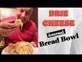 Melted Triple Cream Brie Cheese in Homemade Bread Bowl