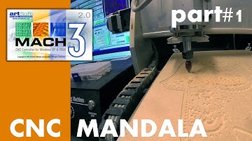 3040 CNC router adventures - Mandala V-Carve Part 1