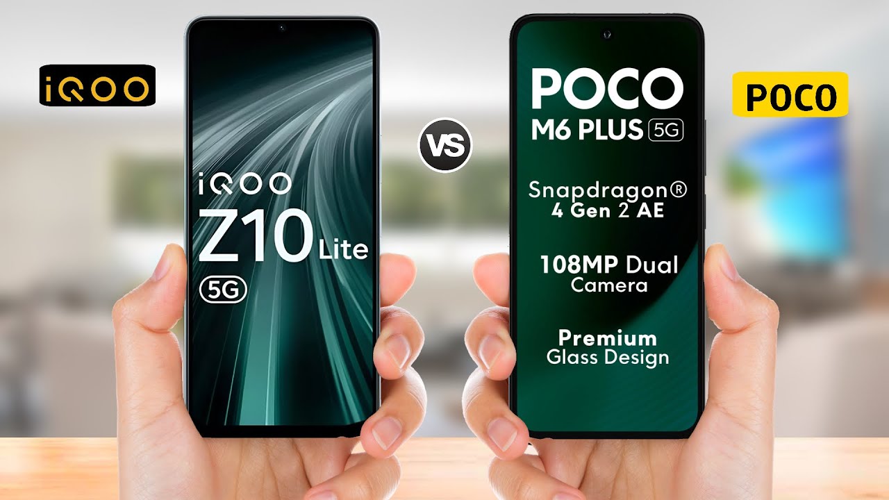 iQOO Z10 Lite 5G vs Poco M6 Plus 5G || Full Comparison - YouTube