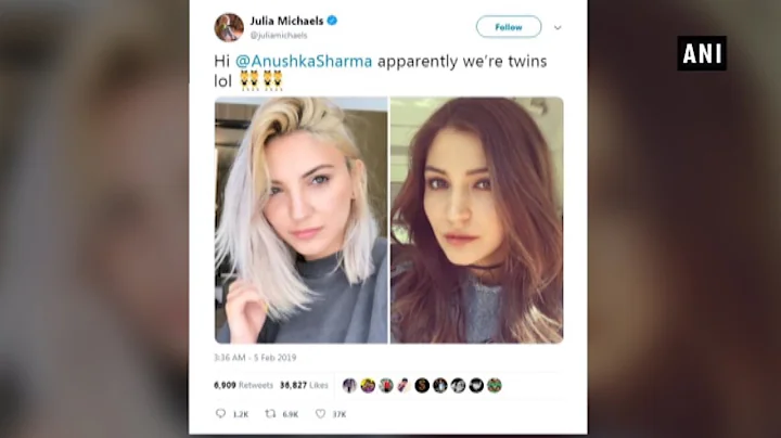 Anushka Sharma chats with her doppelganger Julia M...