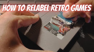 How To Relabel Your Retro Games