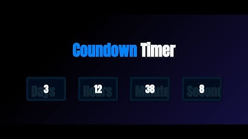 Build a Countdown Timer with HTML, CSS, and JavaScript