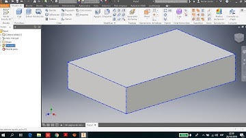 Autodesk Inventor sólidos de extrusión básicos.