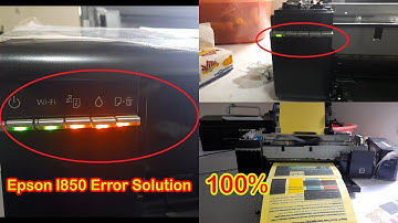 Epson L805 all lights blinking error solution/Epson L805 Error All Lights Blinking