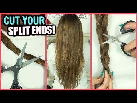 自宅でスプリットエンドをカットする方法│スプリットエンドをカットするための5つのヘアカットハック！