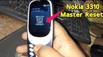 Nokia 3310 master reset, Hard reset nokia 3310 factory reset, factory reset code
