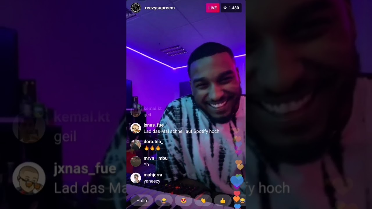 Reezy - Nike Shox + 3 Neue Songs Instagram Livestream