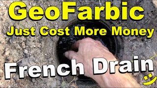 Don't Wrap French Drain in Geo Fabric? Is Really Needed? Here is RESULT, Proof. It may surprise you