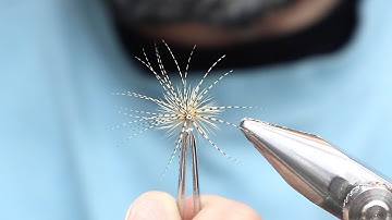 The Cinberg Fly Tying Tutorial - Old Neversink Skater Style Dry Fly - Incredible!