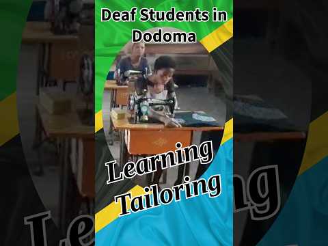 Deaf Students Learning Tailoring In Dodoma