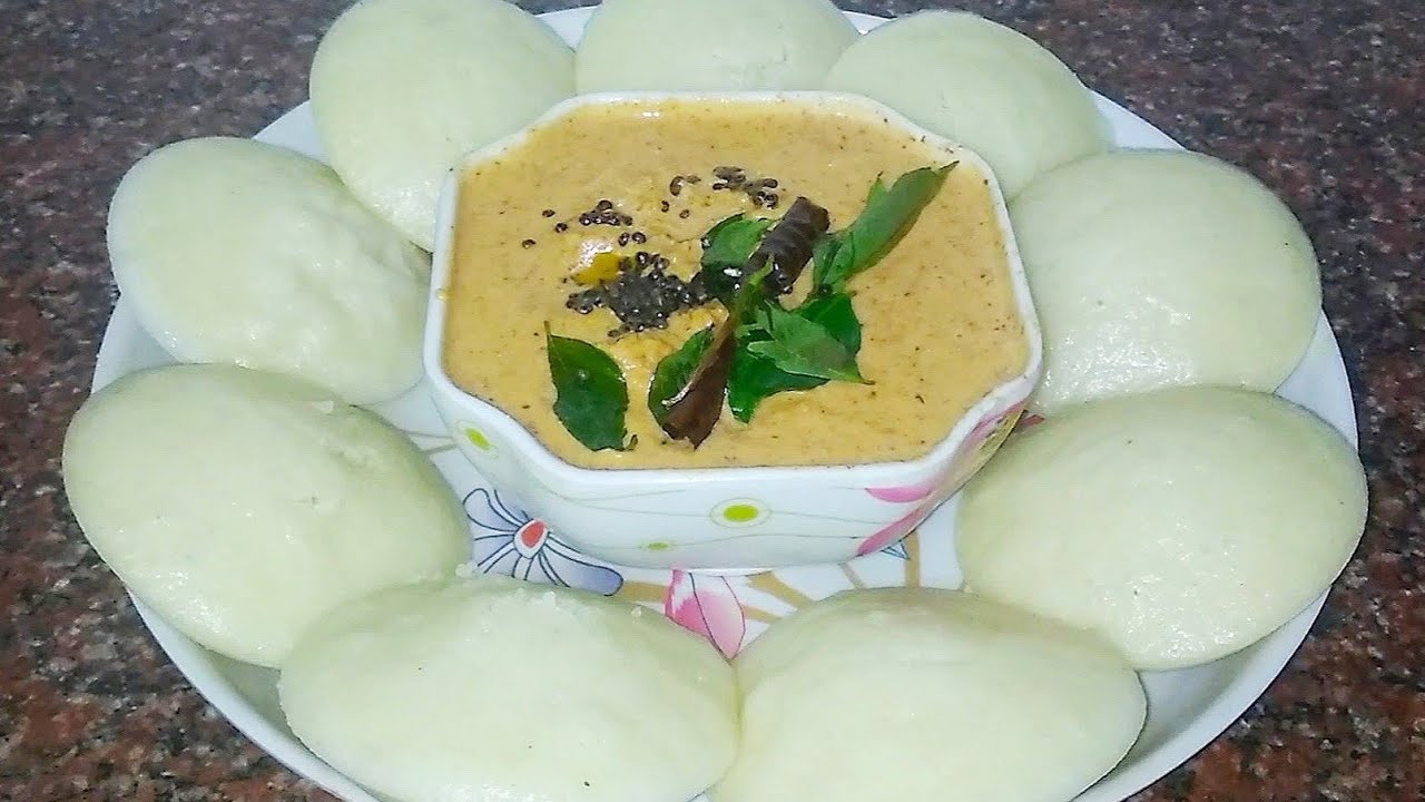 Suji Idli Recipe With Mungfali Chutney Soft and Spongy Instant Rava