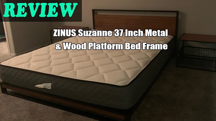 Review 2022 - ZINUS Suzanne 37 Inch Metal & Wood P...