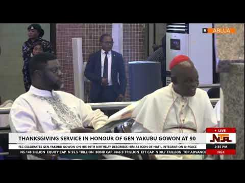 Thanksgiving Service in Honour of Yakubu Gowon at 90
