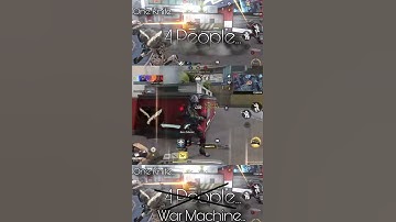 KNIFE VS WAR MACHINE | CODM | #shorts