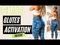 6 MIN BOOTY ACTIVATION ROUTINE (bodyweight) - Improve your glutes game