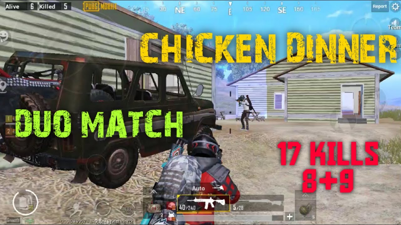 PUBG MOBILE | DUO MATCH "17 KILLS" & CHICKEN DINNER - YouTube