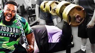 Julius Maddox: Heaviest Dumbbells He Ever Pressed!