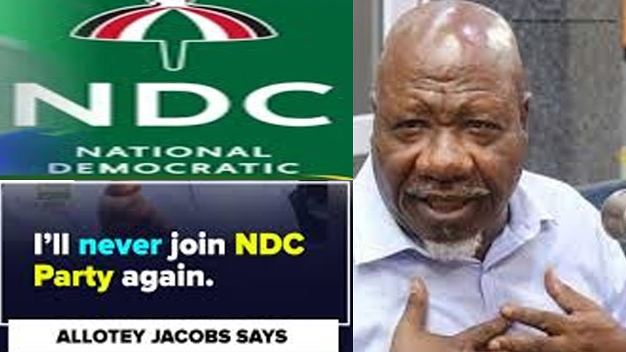 Allotey Jacobs - I regret joining NDC party who failed to position Ghana for 19yrs! We've wasted GH!