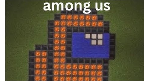 Among us pixel art tutorial (Minecraft)