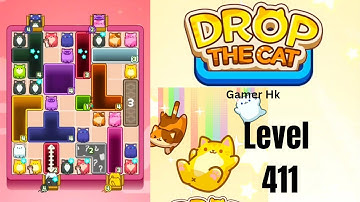 Drop The Cat Level 411 Walkthrough Solution 