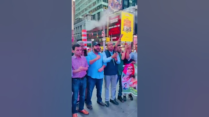 আওয়ামী লীগের ৭৬তম প্রতিষ্ঠাবার্ষিকী উপলক্ষে নিউইয়র্কে টাইমস স্কয়ারে যুক্তরাষ্ট্র আওয়ামী লীগের সমাবেশ