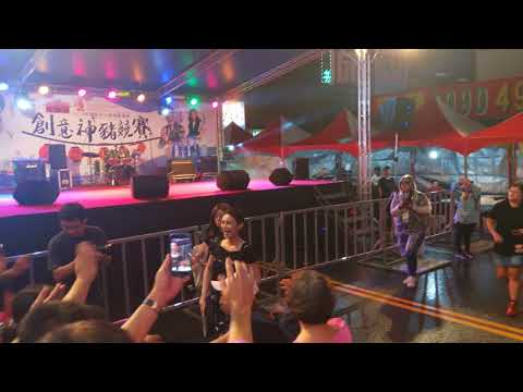 2018/8/30在桃園中壢仁海宮創意神豬遶境客家藝文活動晚會朱海君唱（追幸福）