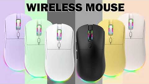Wireless Gaming Mouse – 3-Mode Connection (2.4G/USB-C Wired/Bluetooth)