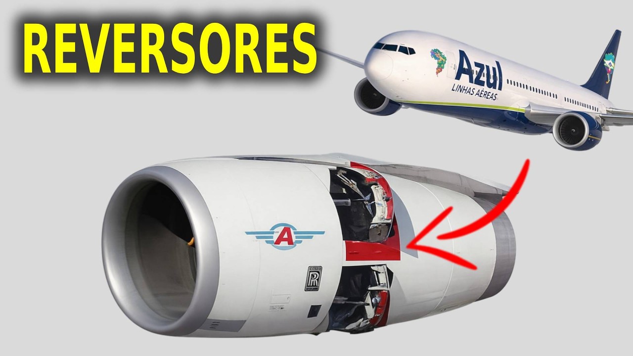 Que BARULHO é esse que se ouve ao ATERRISSAR? REVERSORES de EMPUXO