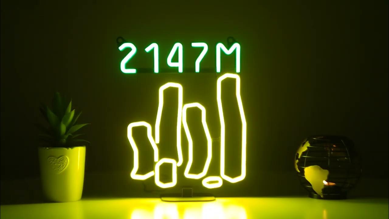 2147M Led neon OSRS Lamp Gaming Light YouTube