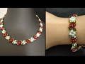 YAPIMI KOLAY KRİSTAL ÇİÇEKLER BİLEKLİK & KOLYE & EASY TO MAKE CRYSTAL FLOWERS BRACELET & NECKLACE