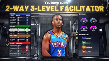 The *RARE* 2-Way 3-Level Facilitator Build In NBA 2K20!! How To Make A 2-Way 3-Level Facilitator