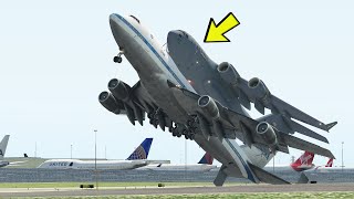 Can A B747 Aircraft Take Off While Carrying C17 Globemaster? by airddiction 5,403 views 3 months ago 2 minutes, 9 seconds