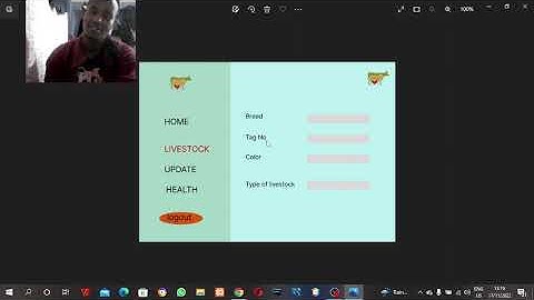 Livestock Management System UI website design
