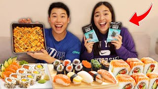 My Girlfriend Made Me A Sushi Bake ! | Struggles Of Being A Content Creator | Zach & Tee