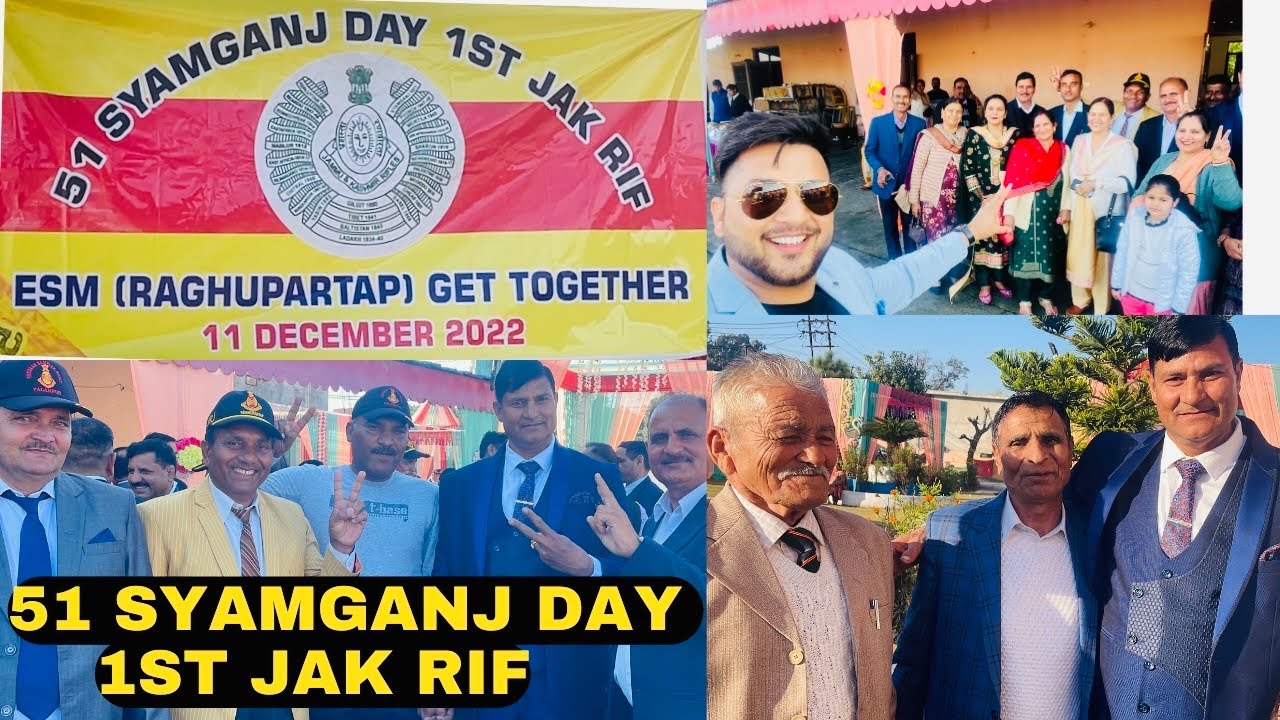 51 SYAMGANJ DAY 1ST JAK RIF || RAGHUPARTAP GET TOGETHER || PATHANKOT # ...