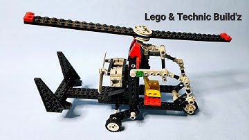 Lego Technic (8836) Sky Ranger Helicopter Alternate (B) Build (Released 1992)