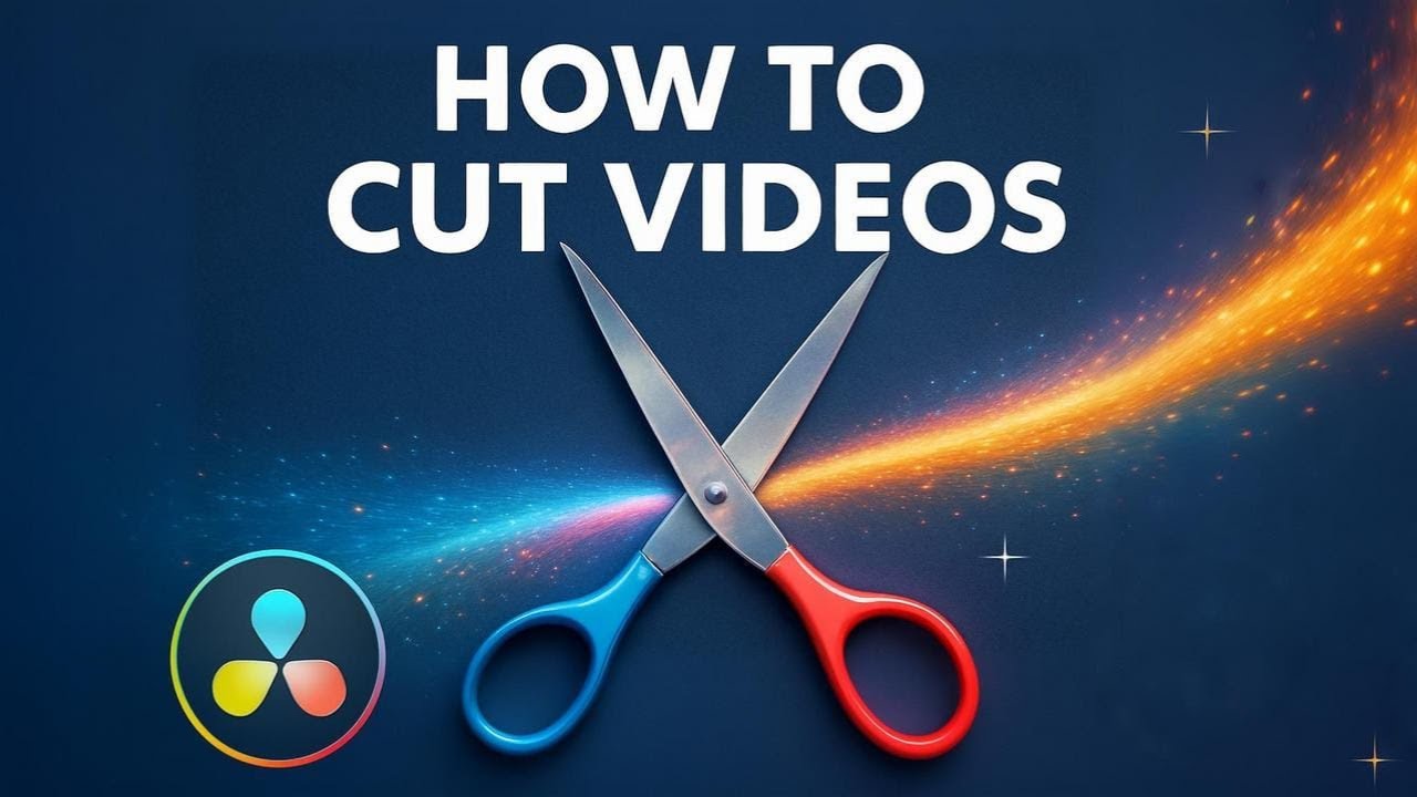 How To CUT And TRIM Video In Davinci Resolve - YouTube