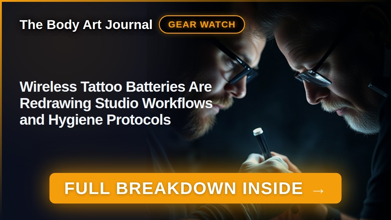 Wireless Tattoo Batteries Are Redrawing Studio Workflows and Hygiene Protocols